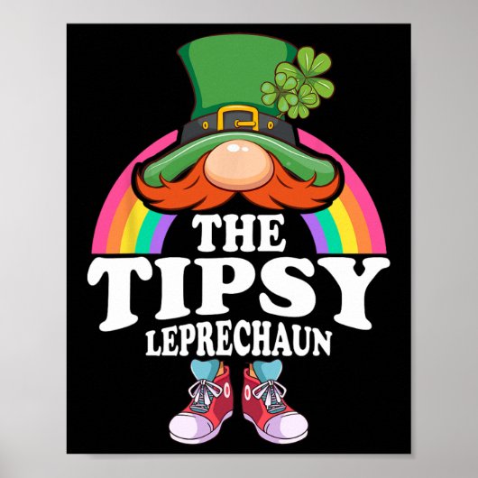 Het Dronken Dwerg St. Patrick's Dag Kostuum Poster (Voorkant)