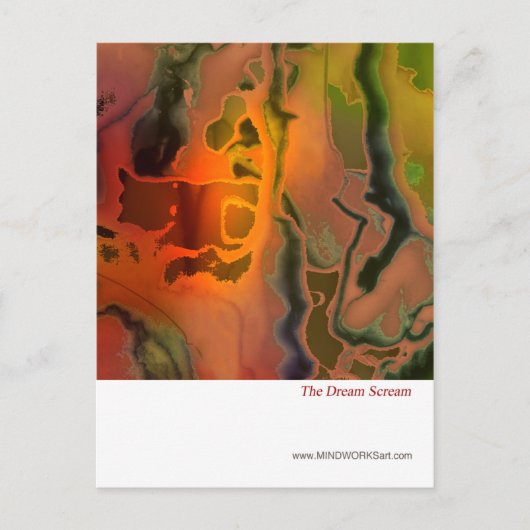 Het droombeeld briefkaart (Voorkant)