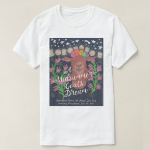 Het droombeeld van een geit van de Midzomer (versc T-shirt