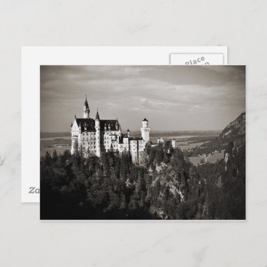 Het droomkasteel van King Ludwig Briefkaart (Voorkant / Achterkant)