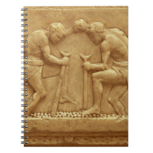 Het drukken van de Grafieken (marmer) Notitieboek