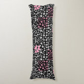 Het drukpatroon van poten NS 01b. Zwart BG Lichaamskussen (Voorkant Verticaal)