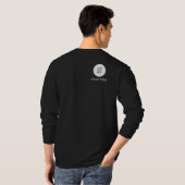 Het dubbel gesteunde Ontwerp Uw Mannen werk van de T-shirt (Achterkant volledig)