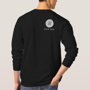 Het dubbel gesteunde Ontwerp Uw Mannen werk van de T-shirt