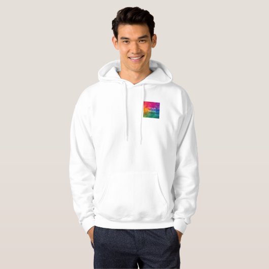 Het dubbel-gesteunde Ontwerp voegt de Basis van de Hoodie (Voorkant volledig)