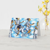 het dubbele Nederlands Kaart (Gele Bloem)