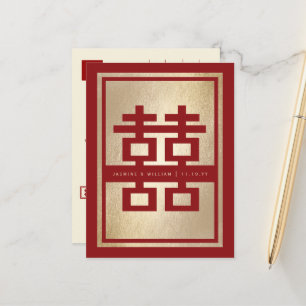 Het dubbele Wedden van het Geluk sparen het Briefk Aankondigingskaart