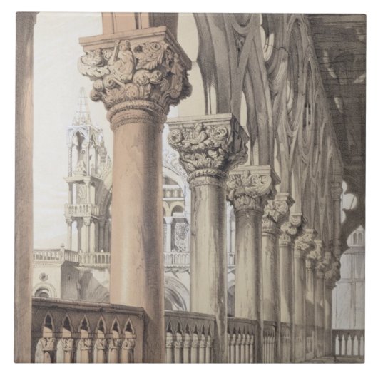 Het Ducal-paleis, de renaissancekapitaal van de Lo Tegeltje (Voorkant)