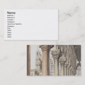 Het Ducal-paleis, de renaissancekapitaal van de Lo Visitekaartje (Voorkant / Achterkant)