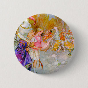 HET DUCHESS GEEFT DE TIPS VAN HET AANTAL AFBEELDIN RONDE BUTTON 5,7 CM