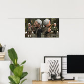 Het duel - kleine Poster (Thuiskantoor)