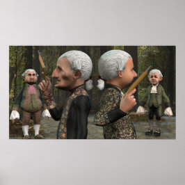 Het duel - kleine Poster