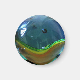 Het duidelijke Magnet van de Marmer van de Glas