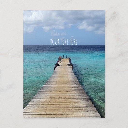 Het duiken in het Blauwe Briefkaart met/uit jouw t (Voorkant)