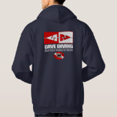 Het Duiken van de grot (de Tellers van de Lijn) Hoodie (Achterkant)