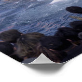 Het duiken voor het Kruis Poster (Hoek)