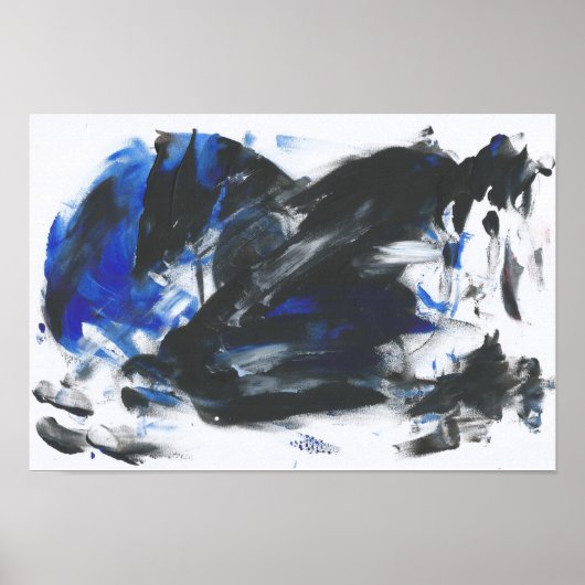 Het duistere beest boven het Zee Poster (Voorkant)