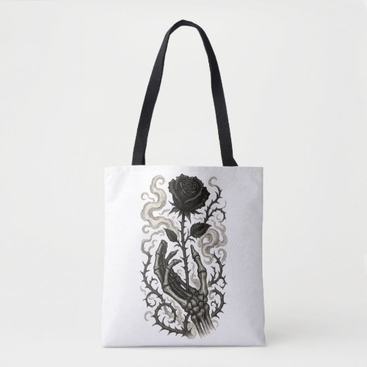 Het duistere Roos Tote Bag (Voorkant)