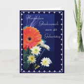 Het Duits: Gelukkige veertigste/vijftigste… Kaart (Voorkant)