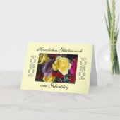 Het Duits: Gelukkige Verjaardag! Kaart (Voorkant)