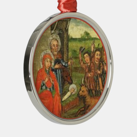 Het DUITSE Ceramische Ornament van de Geboorte van (Rechts)