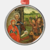 Het DUITSE Ceramische Ornament van de Geboorte van (Voorkant)