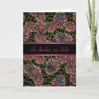 Het Duitse Denken aan u de Kaart van de Bloem met