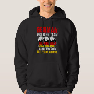 Het Duitse drink team ik vroeg het Duitse drink te Hoodie