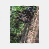 Het Duitse herderfeest in de schaduw Fleece Deken (Voorkant)