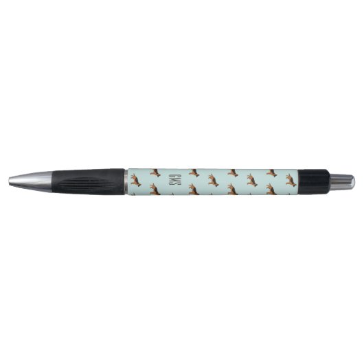 Het Duitse herdersparlement Dogs Monogrammed Pen (Voorkant)