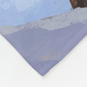 Het Duitse Schapenonderzoek en Redding in de sneeu Fleece Deken (Hoek)