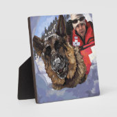 Het Duitse Schapenonderzoek en Redding in de sneeu Fotoplaat (Voorkant)