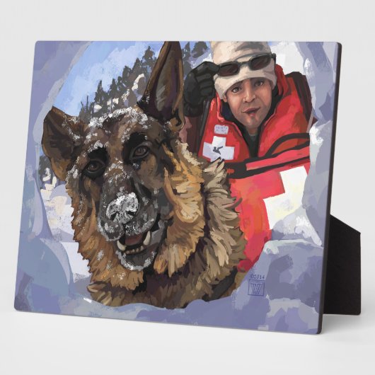 Het Duitse Schapenonderzoek en Redding in de sneeu Fotoplaat (Zijkant)