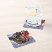 Het Duitse Schapenonderzoek en Redding in de sneeu Kartonnen Onderzetters (Insitu)