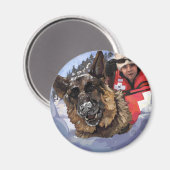 Het Duitse Schapenonderzoek en Redding in de sneeu Magneet (Voorkant / Achterkant)