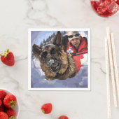 Het Duitse Schapenonderzoek en Redding in de sneeu Servet (Insitu)