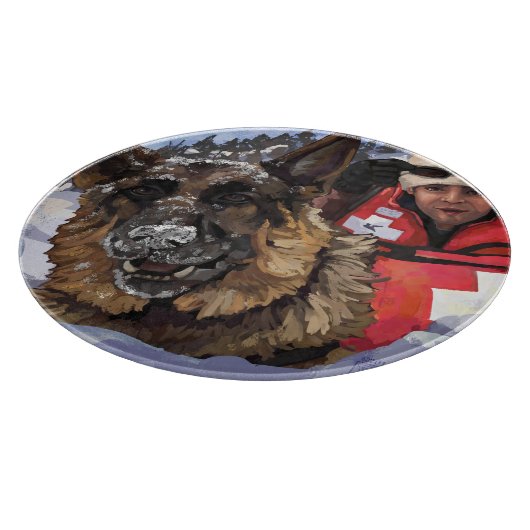 Het Duitse Schapenonderzoek en Redding in de sneeu Snijplank (Hoek)