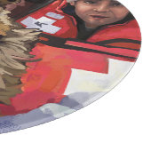 Het Duitse Schapenonderzoek en Redding in de sneeu Snijplank (Hoek)