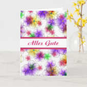 Het Duitse Snoep bloeit de Spatie van de Kaart van (Gele Bloem)