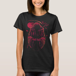 Het duivelse gothic occultisme kostuum voor goth h t-shirt