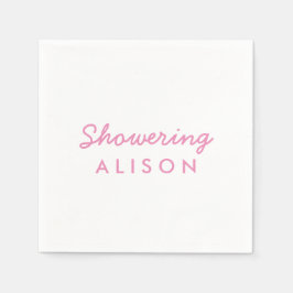 Het dumpen van de nieuwe cocktail Napkins-roze Servetten