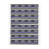 Het dun blauw Amerikaanse vlagdecor Adreslabel Wikkel (Vel)