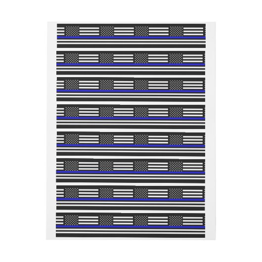 Het dun blauw Amerikaanse vlagdecor Adreslabel Wikkel (Vel)