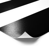 Het dun blauw Amerikaanse vlagdecor Foto Afdruk (Hoek)