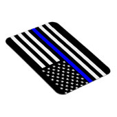 Het dun blauw Amerikaanse vlagdecor Magneet (Rechterzijde)