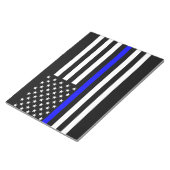 Het dun blauw Amerikaanse vlagdecor Notitieblok (Schuin)