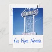 Het Dunes Hotel Las Vegas Briefkaart (Voorkant / Achterkant)