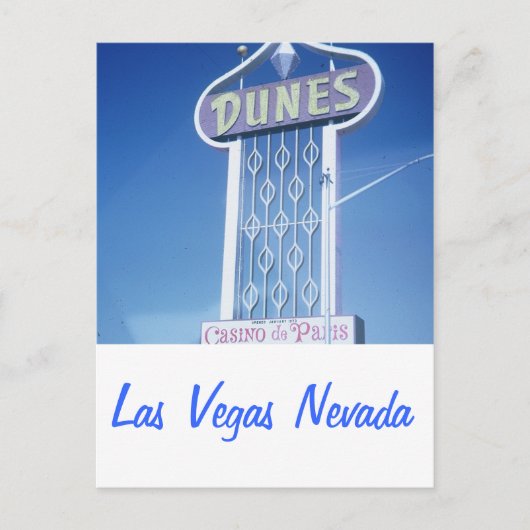 Het Dunes Hotel Las Vegas Briefkaart (Voorkant)