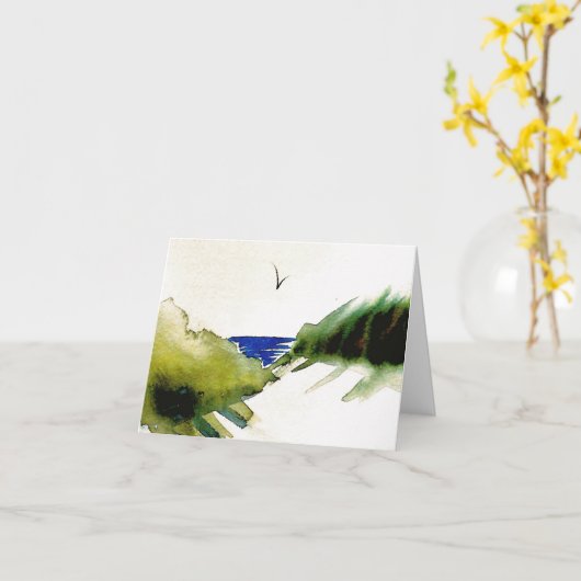 Het Dunes-sympathie Kaart (Gele Bloem)