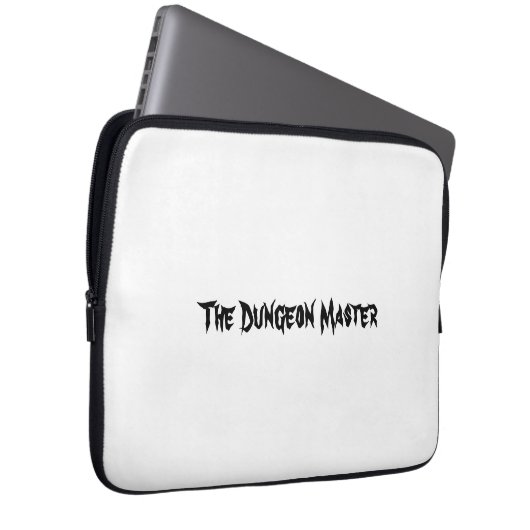 Het Dungeon Master-hoesje Laptop Sleeve (Voorkant Rechts)